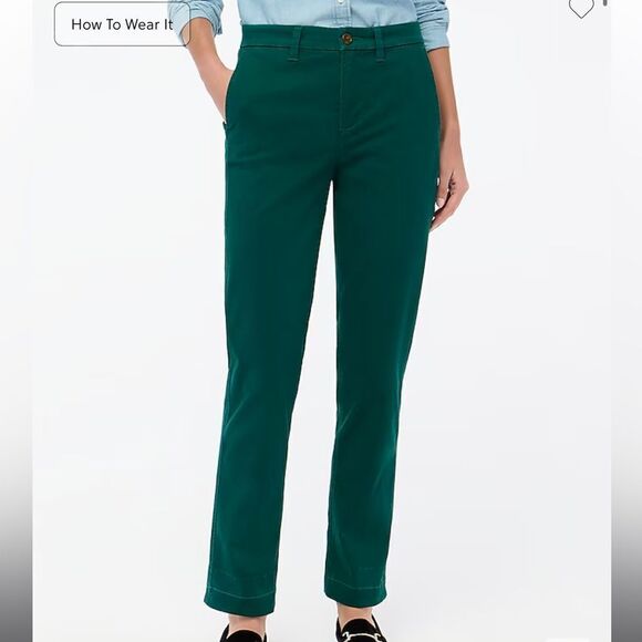 J. Crew Factory Highrise girlfriend chino pant - Picture 1 of 6